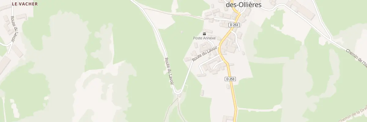 Plan du 5032 Bourg de St Jean Ollieres à Saint-Jean-des-Ollières