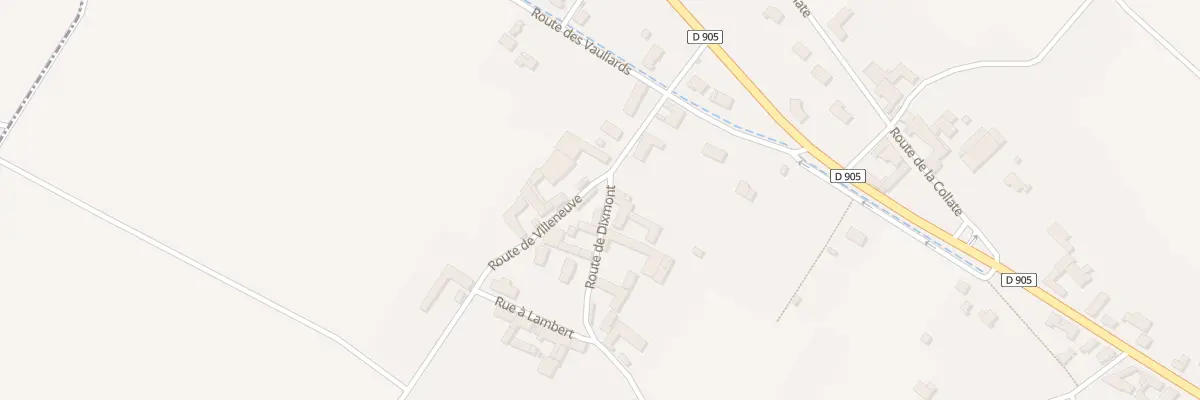 Plan du 8 Rte de Villeneuve à Vaumort