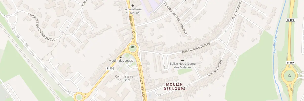 Plan du 5 Rue Gustave Delory à Saint-Amand-les-Eaux