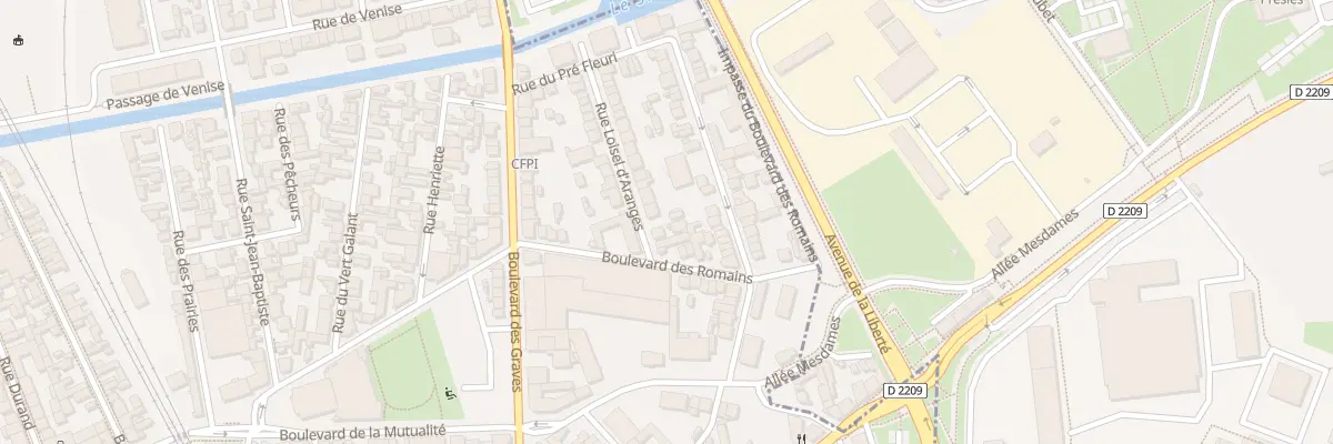 Plan du 8 Rue Loisel d’Aranges à Vichy