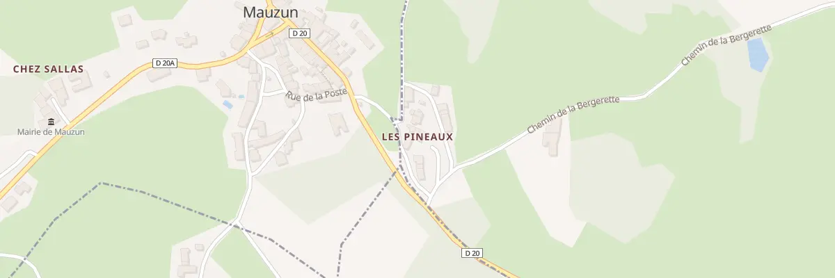 Plan du 5155 Les Pineaux à Bongheat