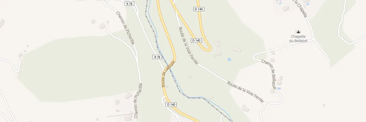Plan du 5769 Belbeze à Lacoste