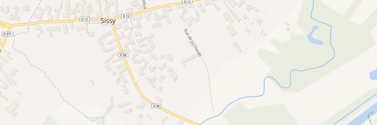 Plan du 2 Rue de la Chevée à Sissy