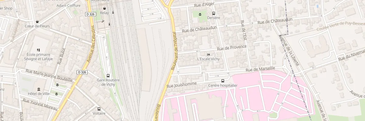 Plan du 66 Bd de l’Hopital à Vichy