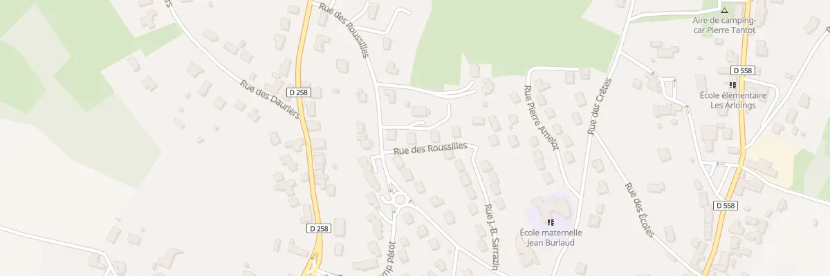 Plan du 16 Rue des Roussilles à Cusset