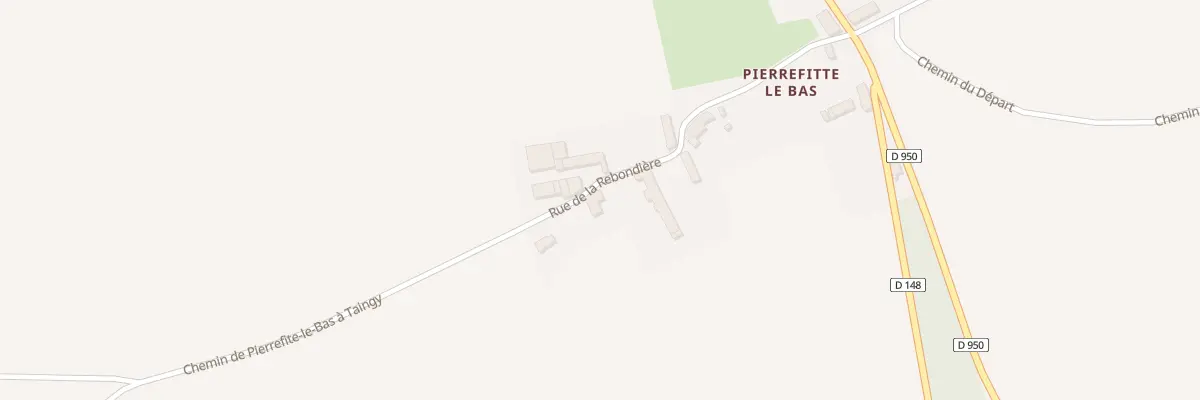 Plan du 11 Rue de la Rebondière à Ouanne