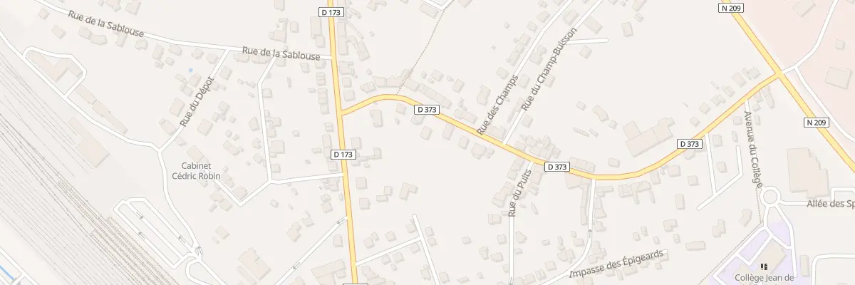Plan du 8B Rue Teinturière à Saint-Germain-des-Fossés