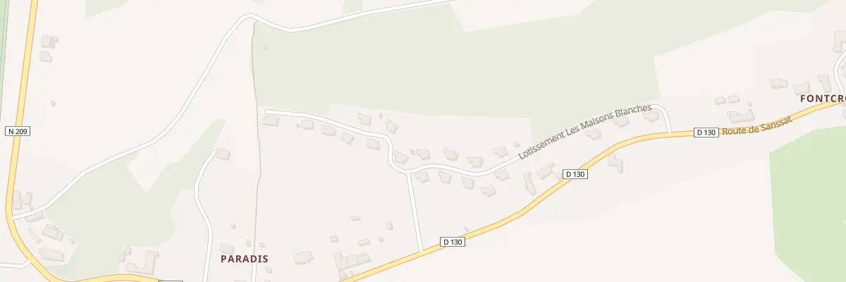 Plan du 2 Fontcroze à Billy
