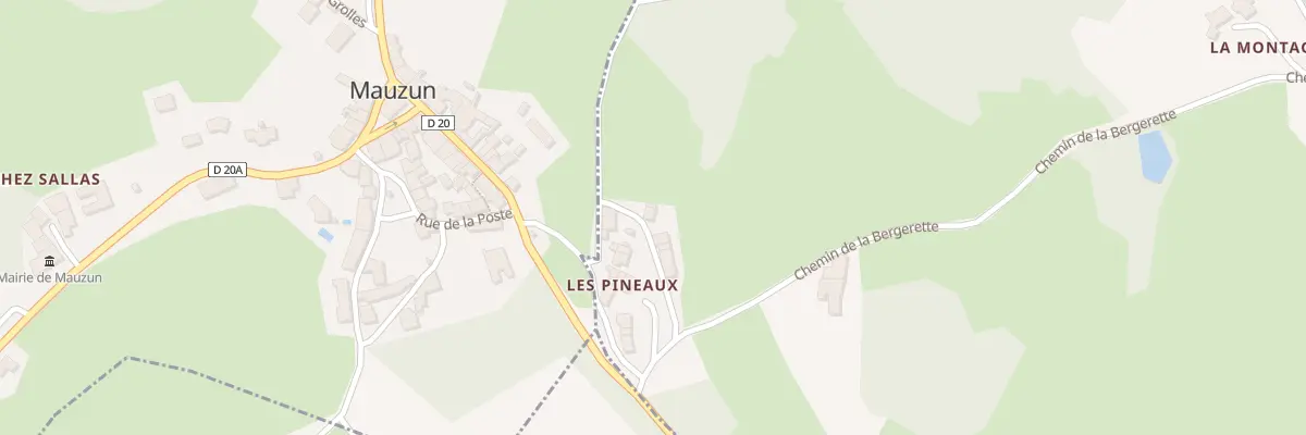 Plan du 5154 Les Pineaux à Clermont-Ferrand