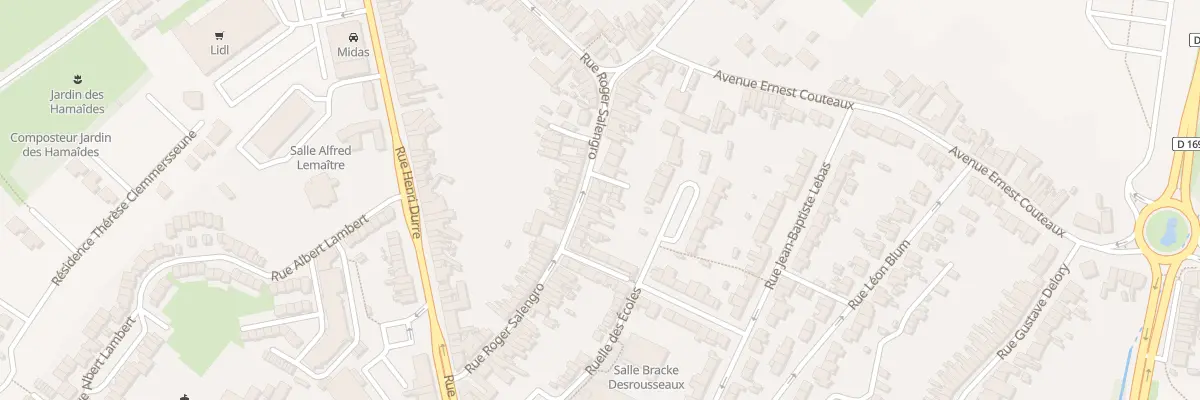 Plan du 121 Rue Roger Salengro à Saint-Amand-les-Eaux