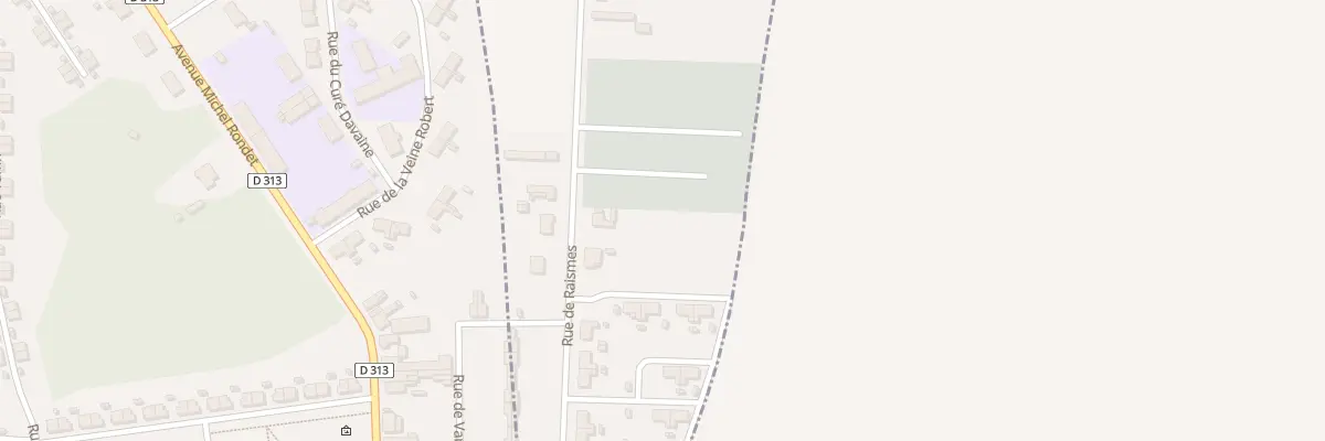 Plan du 38 Rue de Raismes Cité d’Arenberg à Raismes