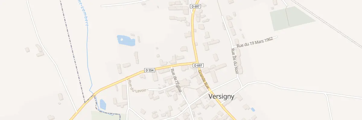 Plan du 2B Rue du Cloitre à Versigny
