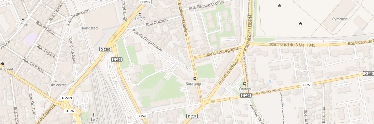 Plan du 71 Bd Denière à Vichy