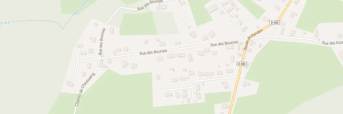Plan du 13 Rue des Bourses à Saint-Priest-Bramefant