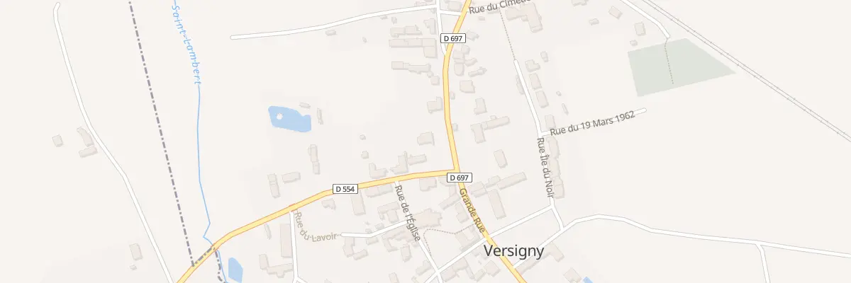 Plan du 2 Rue du Cloitre à Versigny