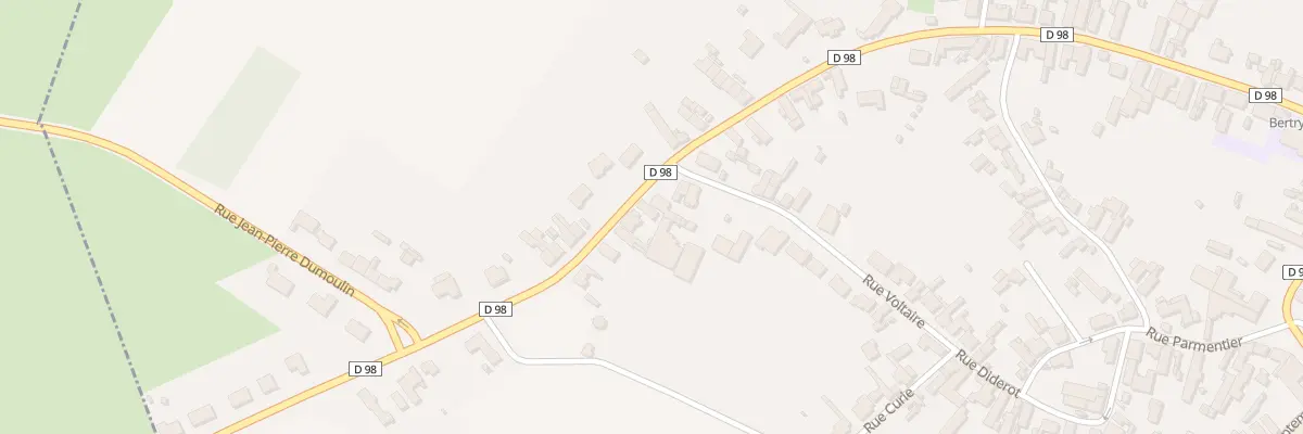 Plan du 43 Rue Delory à Bertry