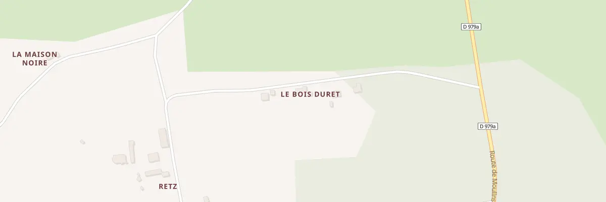Plan du 4 Le Bois Duret à Toury-Lurcy