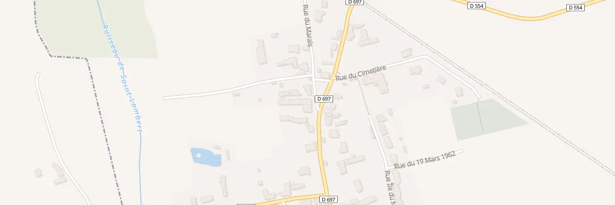 Plan du 12 Rue de la Croix Georgette à Versigny