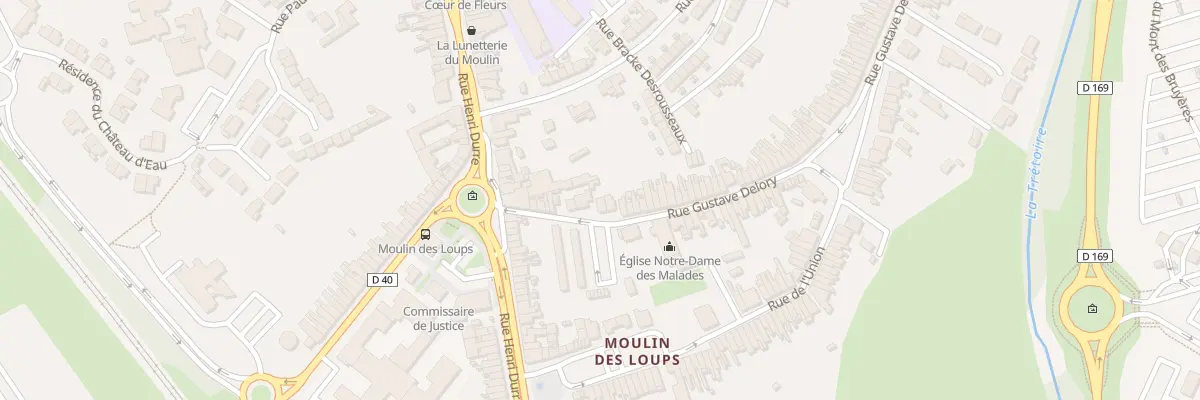 Plan du 13 Rue Gustave Delory à Saint-Amand-les-Eaux