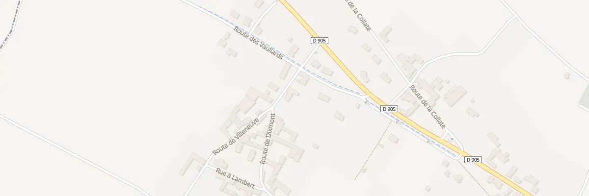 Plan du 4 Rte de Villeneuve à Vaumort