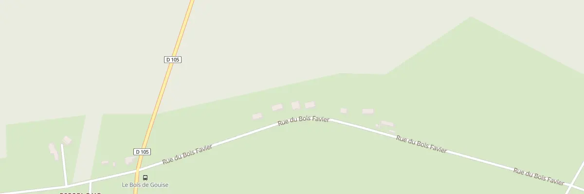 Plan du 5100 Rue du Bois Favier à Gouise