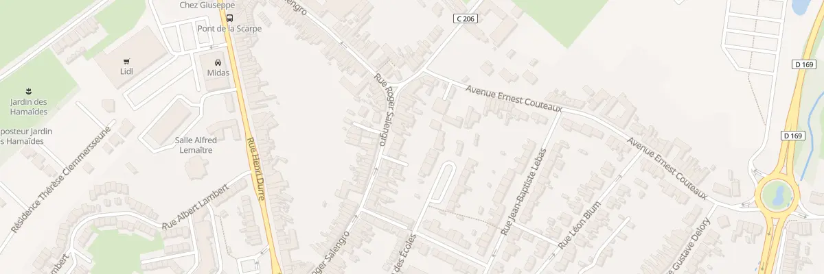 Plan du 107 Rue Roger Salengro à Saint-Amand-les-Eaux