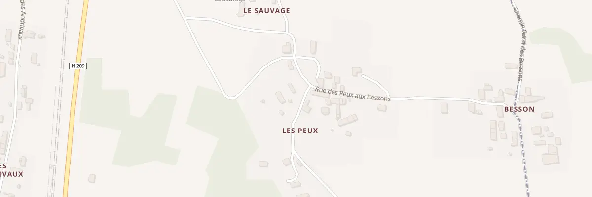 Plan du 4 Chem de Chalus à Créchy