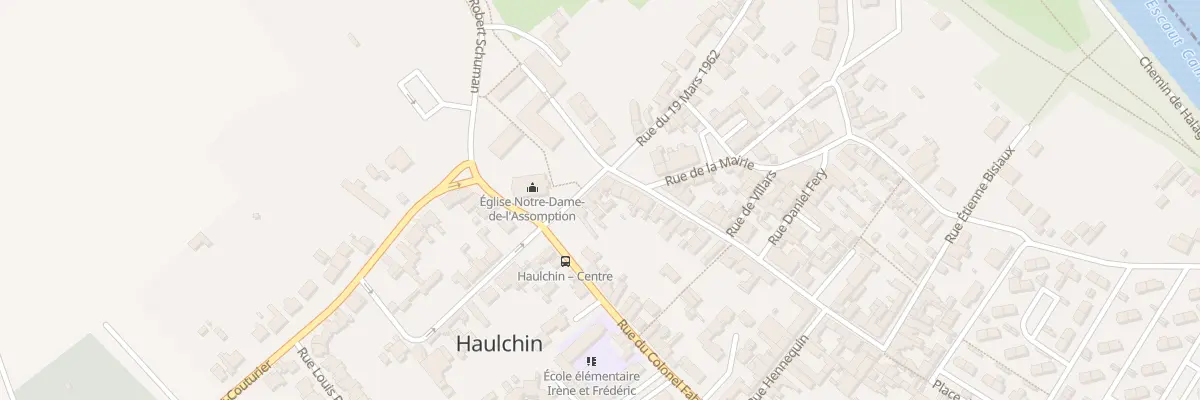 Plan du 4 Rue Vaillant Couturier à Haulchin
