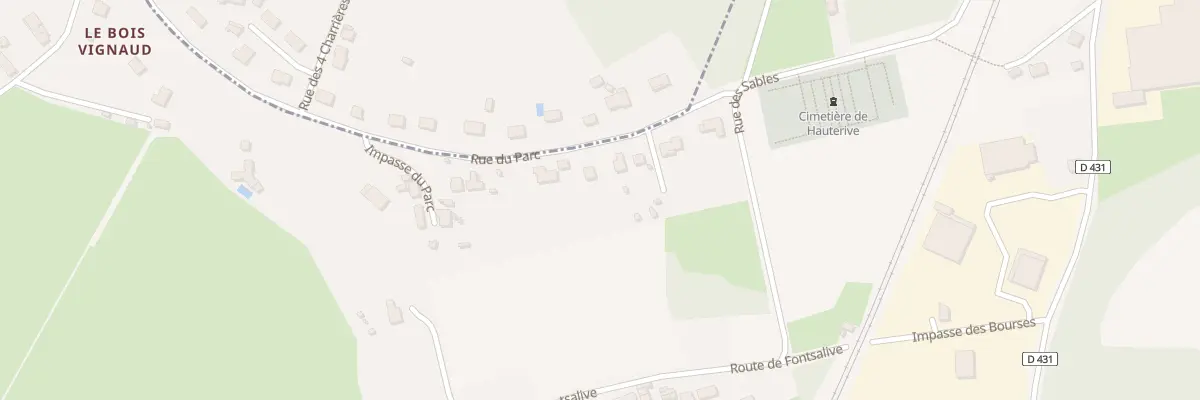 Plan du 11 Rue du Parc à Hauterive