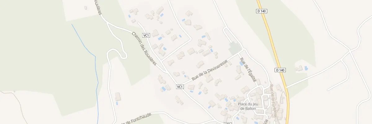 Plan du 3 Rue de la Devineresse à Lacoste