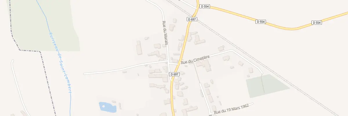 Plan du 4 Rue de la Croix Georgette à Versigny