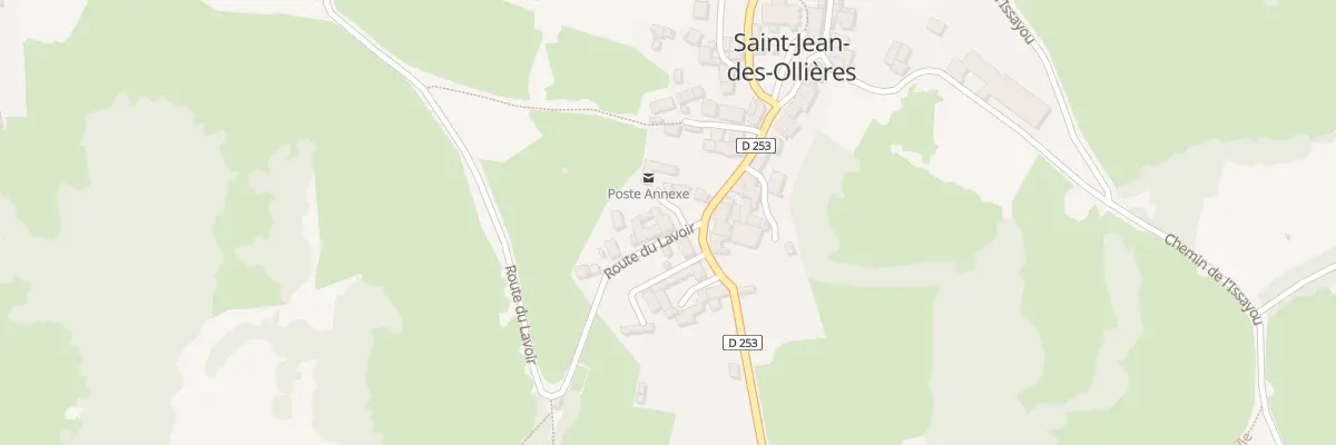 Plan du 6 Bourg de St Jean Ollieres à Saint-Jean-des-Ollières
