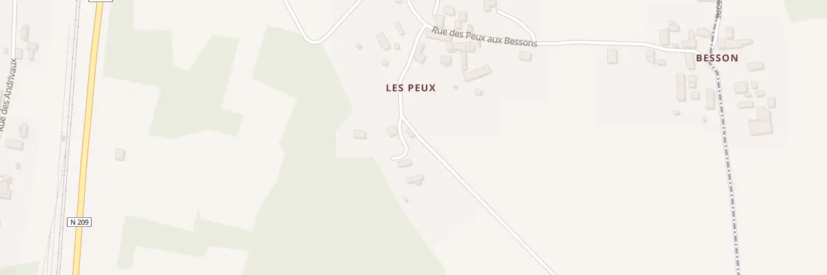 Plan du 20 Chem de Chalus à Créchy