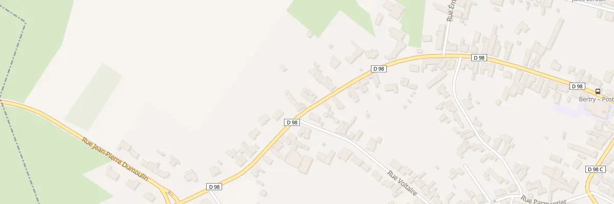 Plan du 62 Rue Delory à Bertry