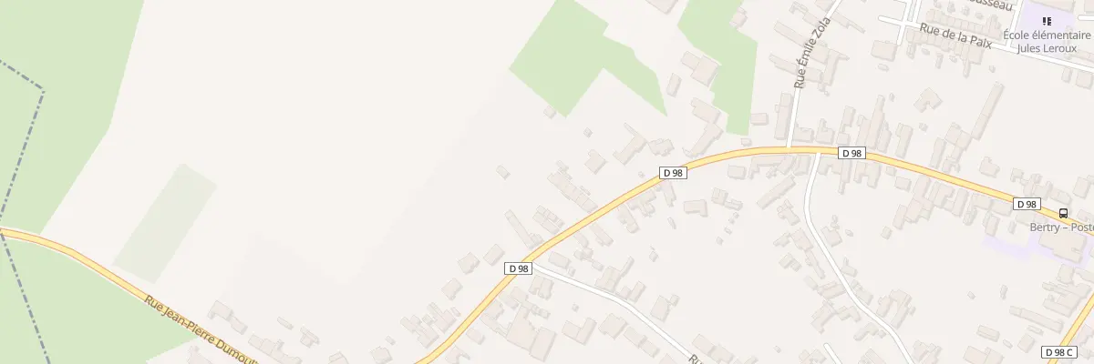 Plan du 60 Rue Delory à Bertry