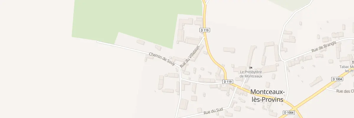 Plan du 2 Che de Souy à Montceaux-lès-Provins