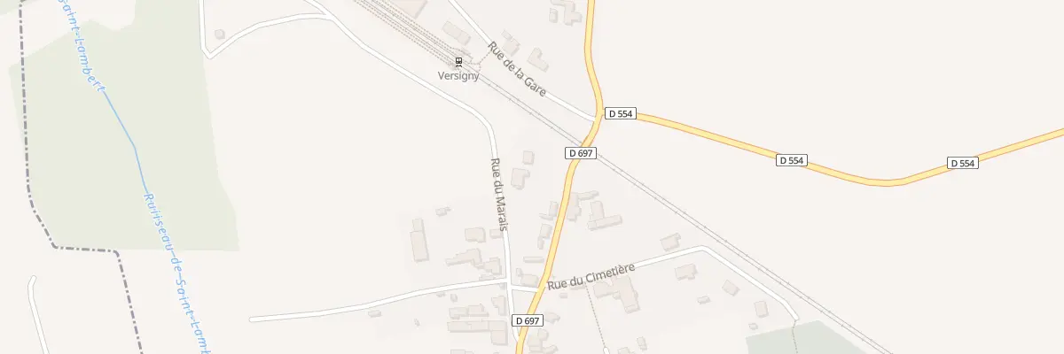 Plan du 2B Rue de la Croix Georgette à Versigny