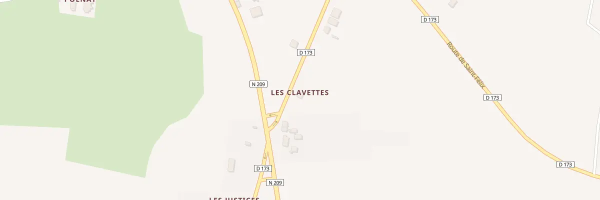 Plan du 5460 Les Clavettes à Billy