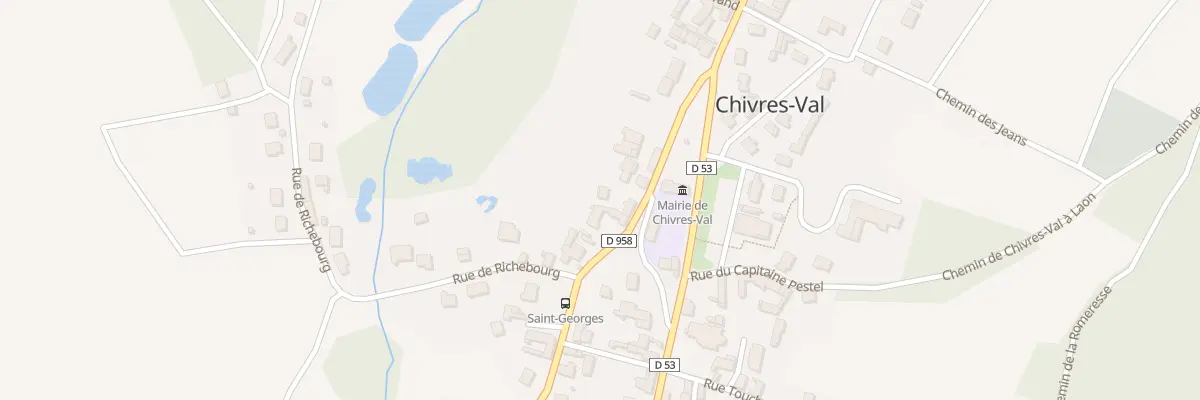 Plan du 7 Rue Saint-Georges à Chivres-Val