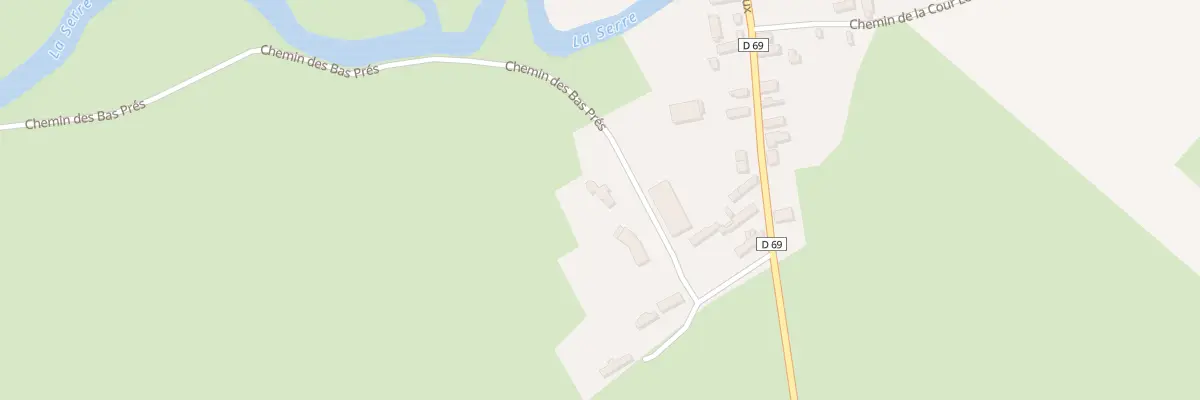 Plan du 3 Che des Bas Prés à Anguilcourt-le-Sart