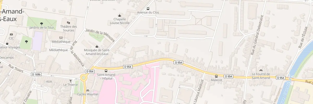 Plan du 43 Rue Louise de Bettignies à Saint-Amand-les-Eaux