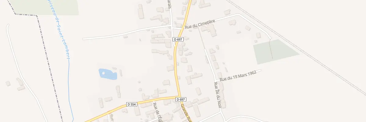 Plan du 9 Rue de la Croix Georgette à Versigny