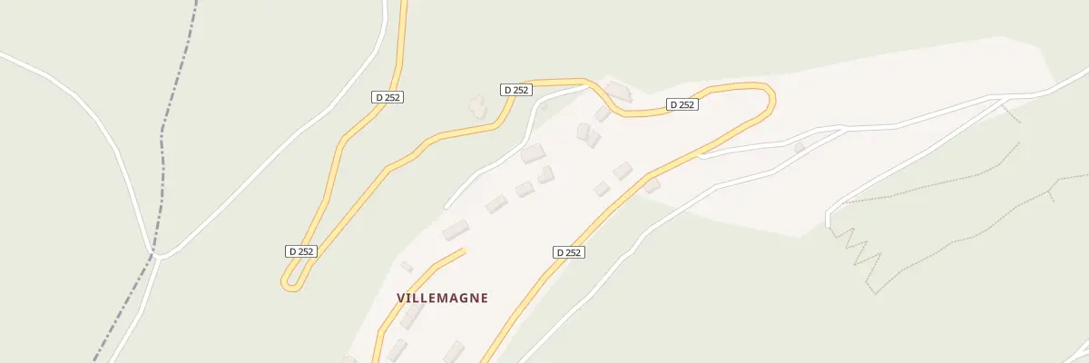 Plan du 5254 Villemagne à Saint-Sauveur-Camprieu