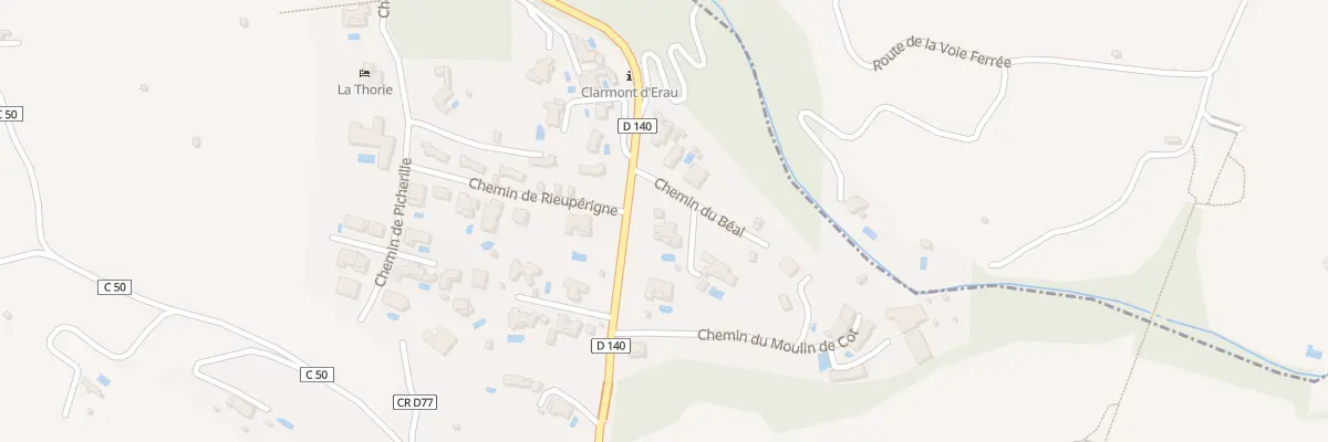 Plan du 9826 Rte de Lacoste à Clermont-l’Hérault