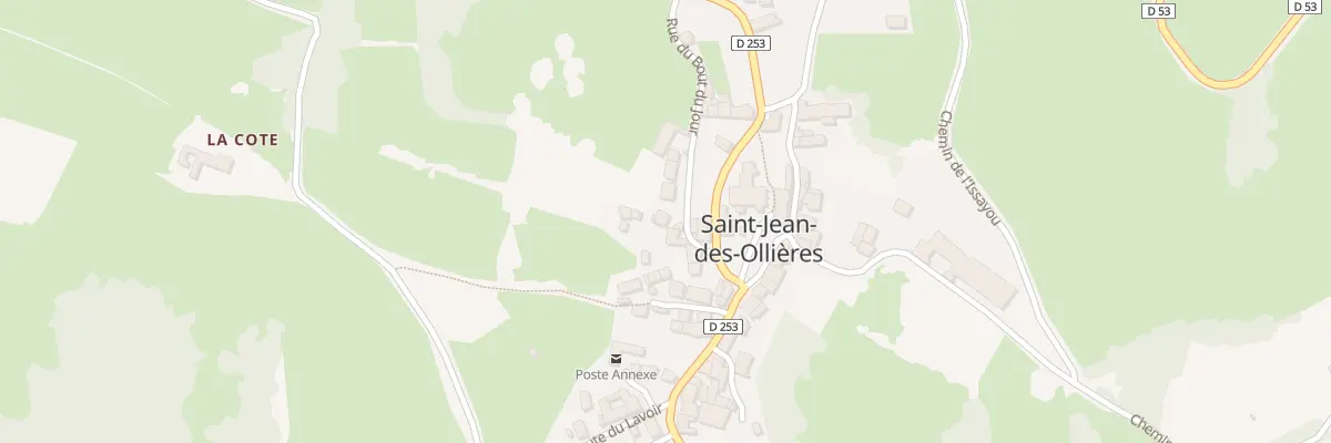 Plan du 5088 Bourg de St Jean Ollieres à Saint-Jean-des-Ollières