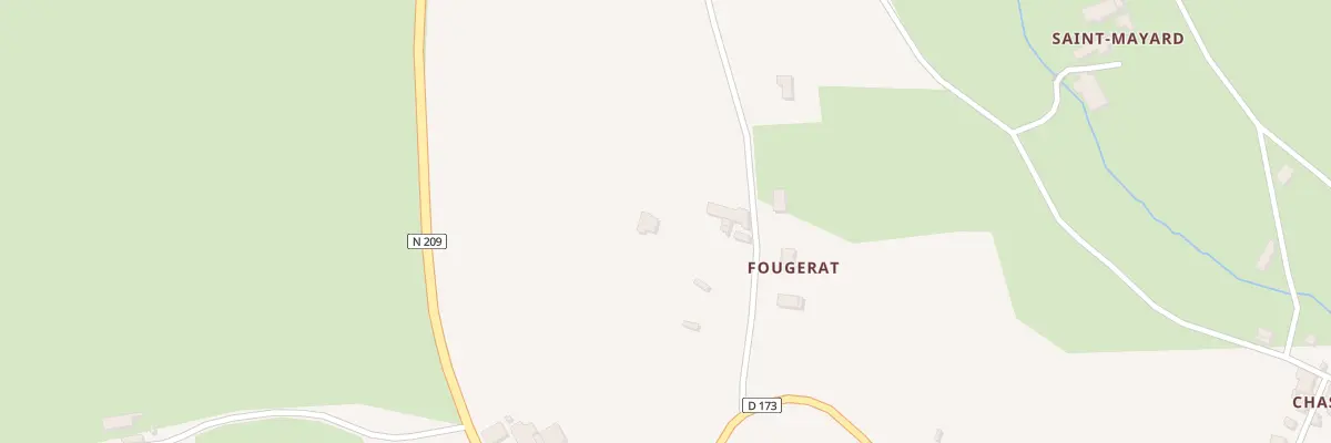 Plan du 5288 Fougerat à Billy