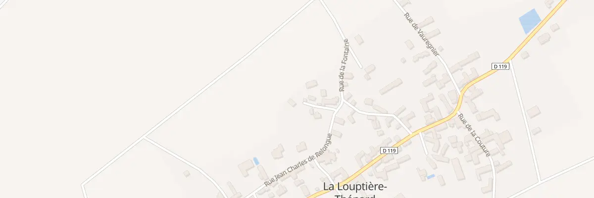 Plan du 76A Le Village à La Louptière-Thénard