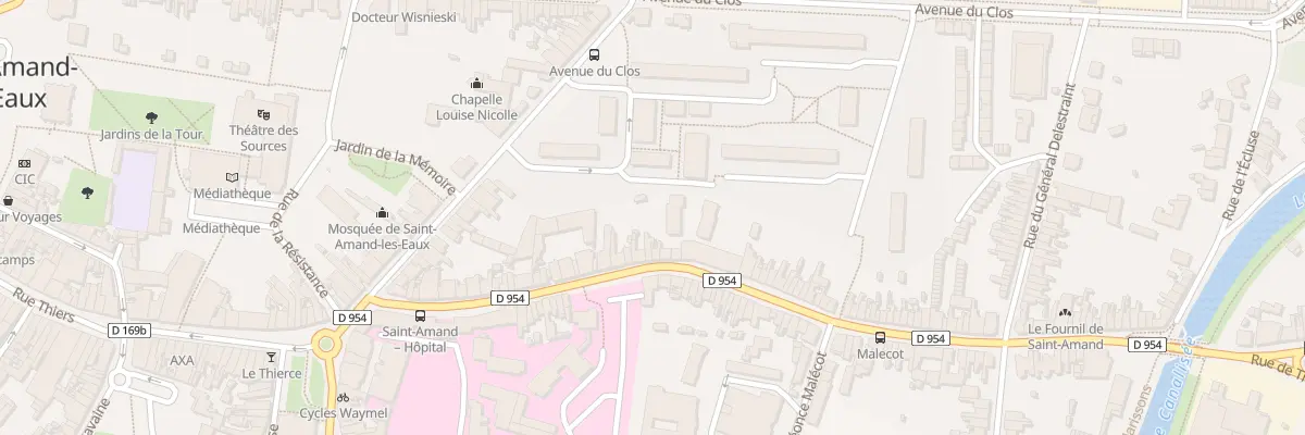 Plan du 47 Rue Louise de Bettignies à Saint-Amand-les-Eaux