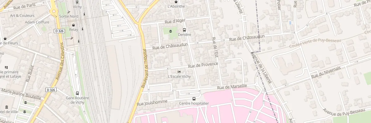 Plan du 17 Bd Denière à Vichy