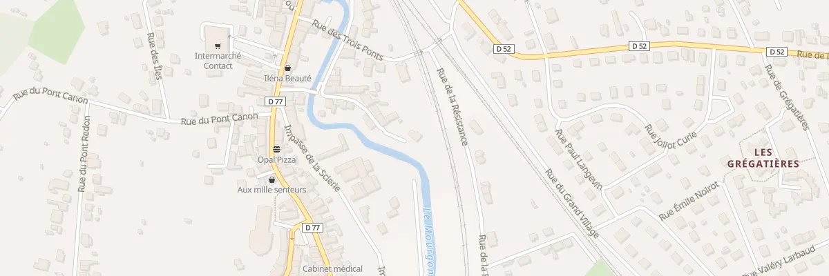 Plan du 33 Quai du Mourgon à Saint-Germain-des-Fossés